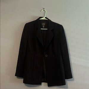 INC International Concepts Black Blazer Tailored Suit Jacket